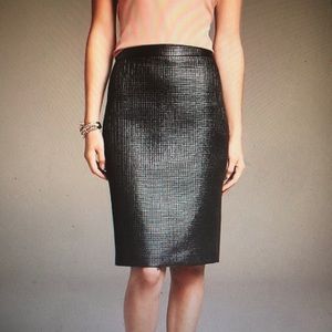 Banana republic gunmetal pencil skirt